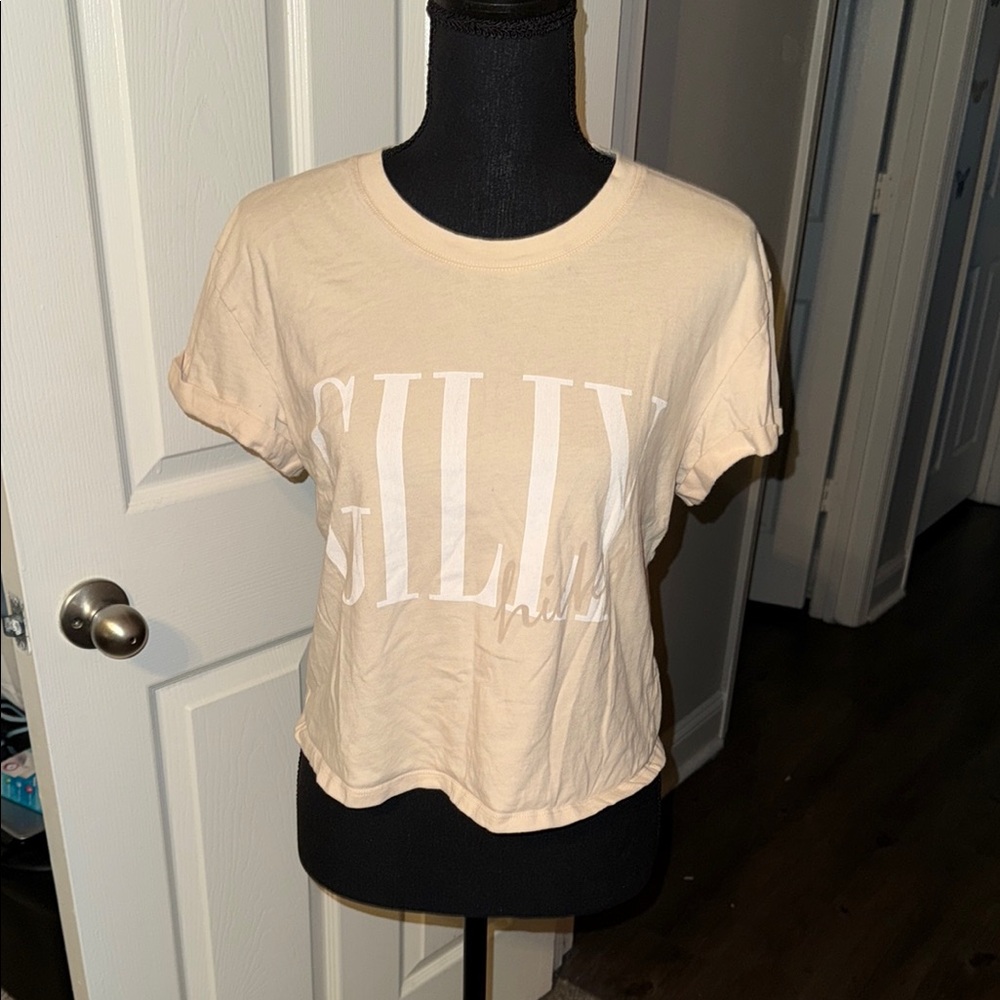 🖤GILLY HICKS SLEEP TAN RELAXED TOP SIZE XS🖤